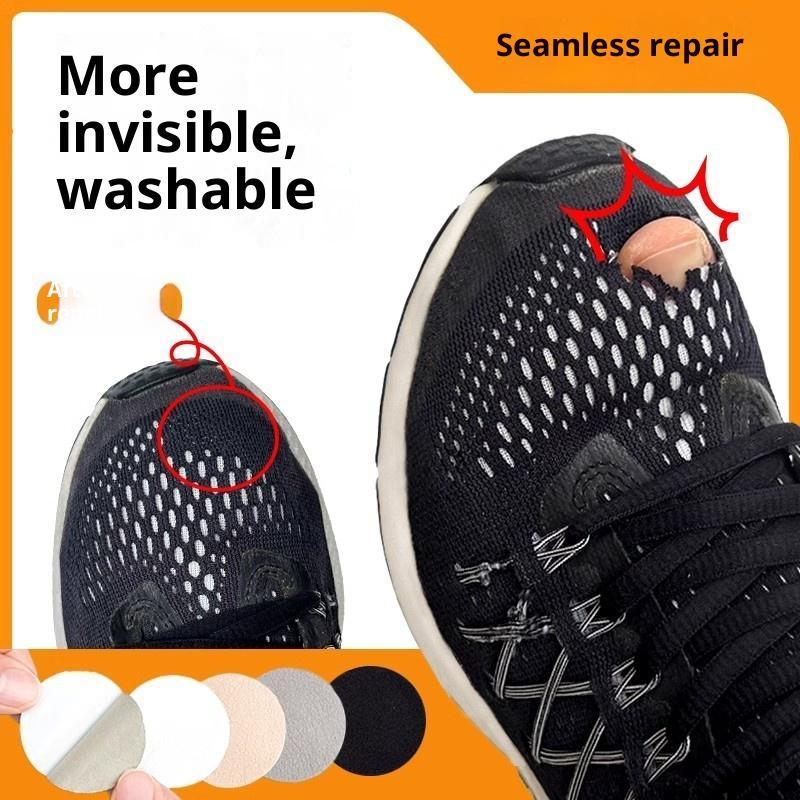 Outdoor Sports Shoes - แผ่นปะซ่อมรองเท้าแบบไม่ต้องใช้กาว กันน้ำ ทนต่อการซัก สำหรับซ่อมรองเท้าตาข่าย รองเท้าวิ่ง และรองเท้าลำลอง