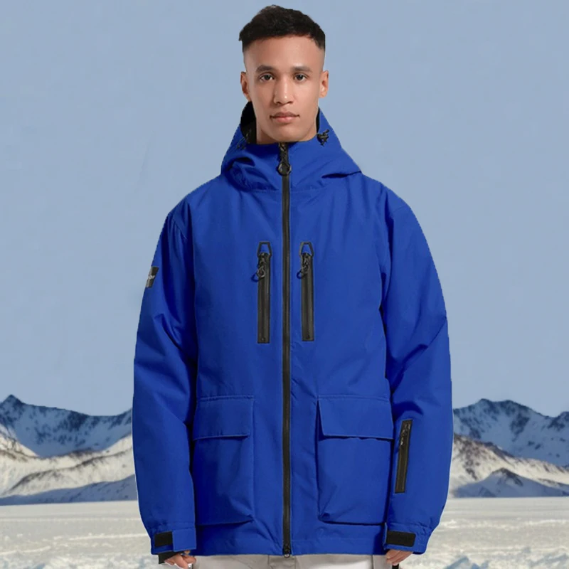 Outdoor Sport Jacket Women'S - เสื้อผ้าฤดูหนาวให้ความอบอุ่นหนาแจ็คเก็ตสกีใหม่สำหรับฤดูหนาวเสื้อแจ็กเก็ตกันน้ำสำหรับกีฬากลางแจ้งเสื้อโค้ทหิมะตัวหลวมเสื้อสโนว์บอร์ด