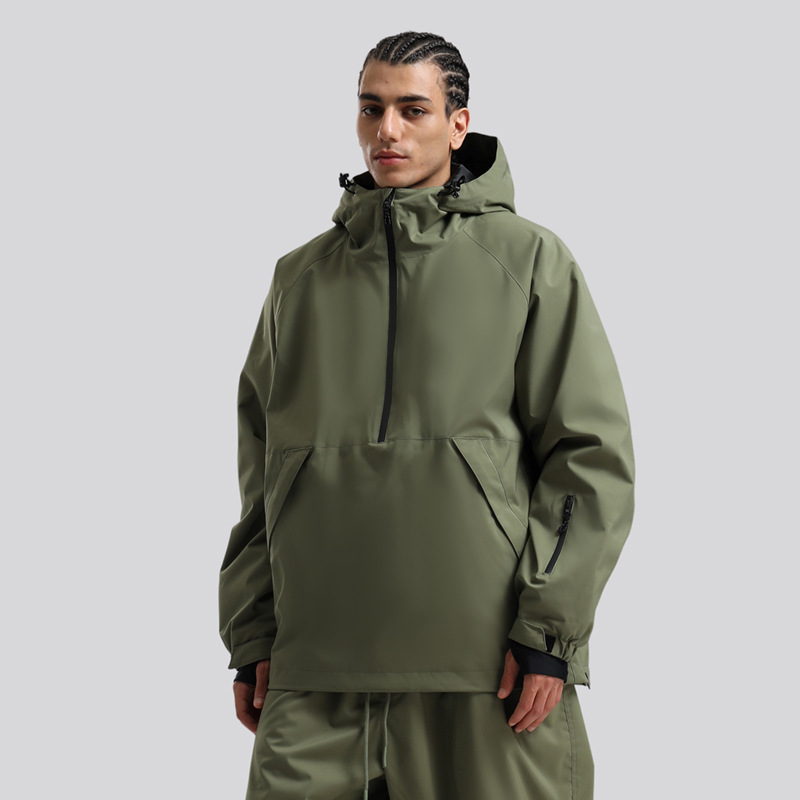 Outdoor Sport Jacket Women'S - ใหม่หลวมWindproofกันน้ําความร้อนHoodedแจ็คเก็ตสกีชายหญิงกีฬากลางแจ้งBreathableเล่นสกีเสื้อผ้าฤดูหนาวหิมะสวมใส่