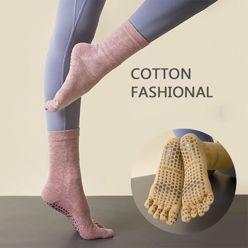 ผู้หญิงกลางหลอดถุงเท้าโยคะนิ้ว - Trampoline Park Sock บทวิจารณ์และราคา
