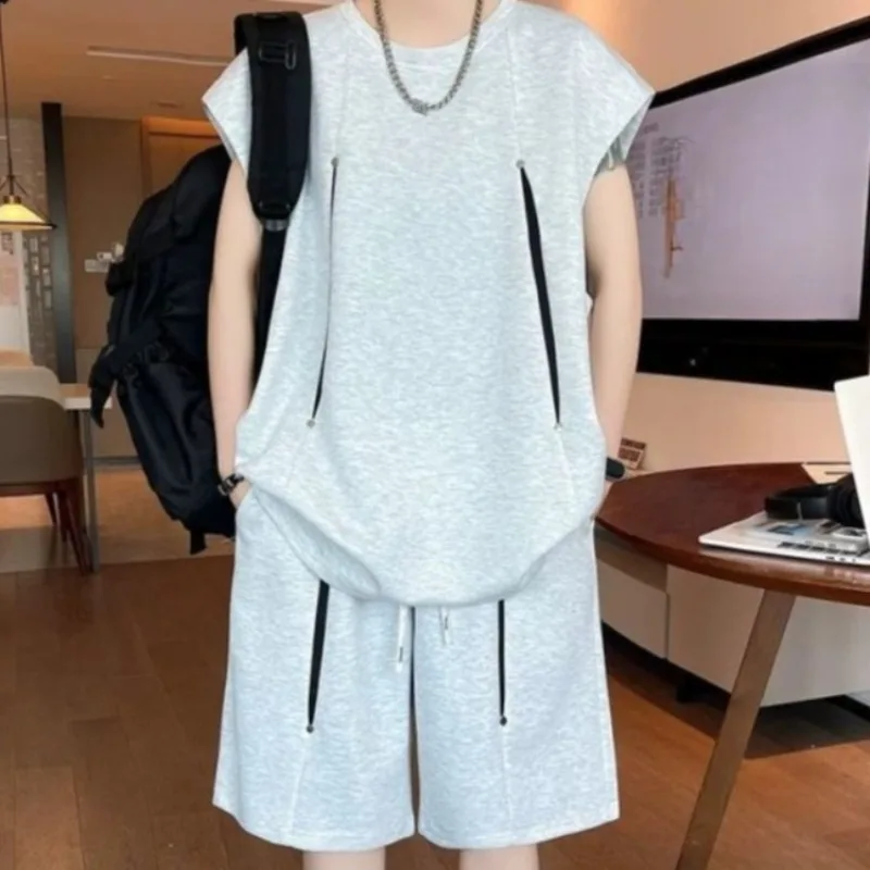 เสื้อยืดแขนกุดผู้ชายสำหรับวัยร - Outdoor Sports Outfit บทวิจารณ์และราคา