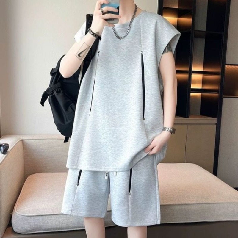 เสื้อยืดแขนกุดผู้ชายสำหรับวัยร - Outdoor Sports Outfit บทวิจารณ์และราคา