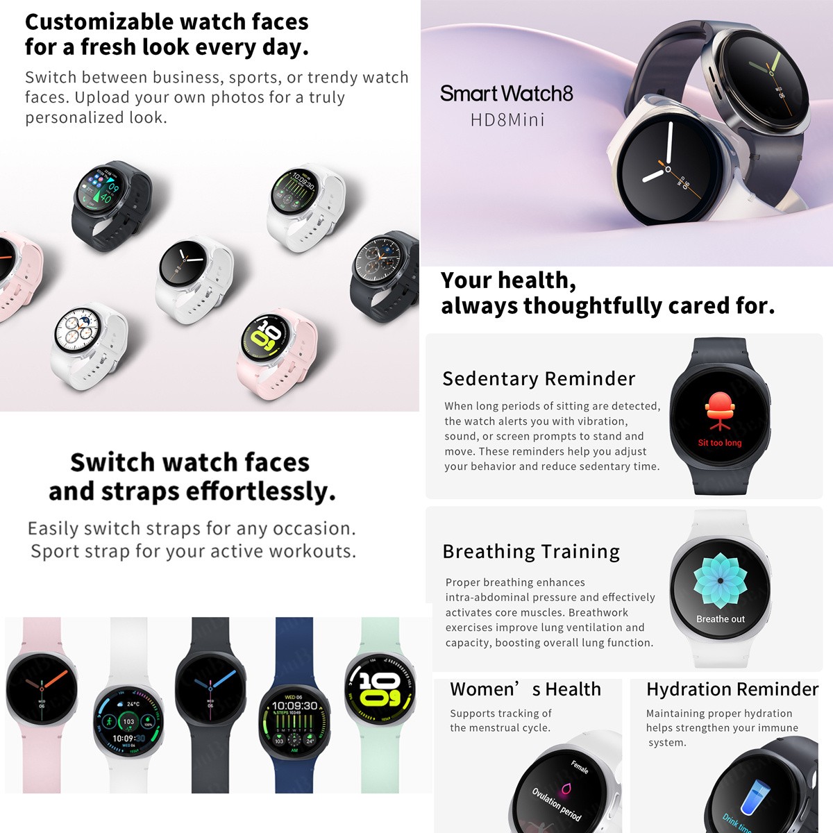 2026 นาฬิกาใหม่ 8 มินิ GPS ติด - Outdoor Sport Smart Watch บทวิจารณ์และราคา