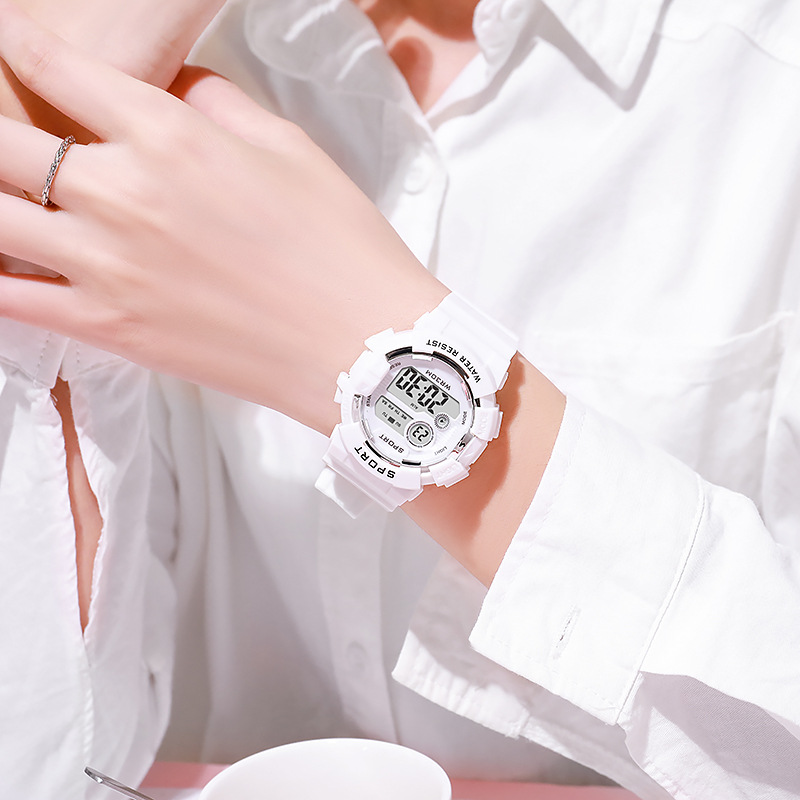 แฟชั่นนาฬิกาเด็กส่องสว่างกันน้ - Outdoor Sport Smart Watch บทวิจารณ์และราคา