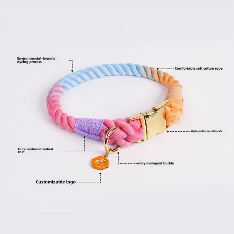 Loudik ขายส่งเชือกฝ้ายทอมือสีช - Headcollar Rope Set บทวิจารณ์และราคา