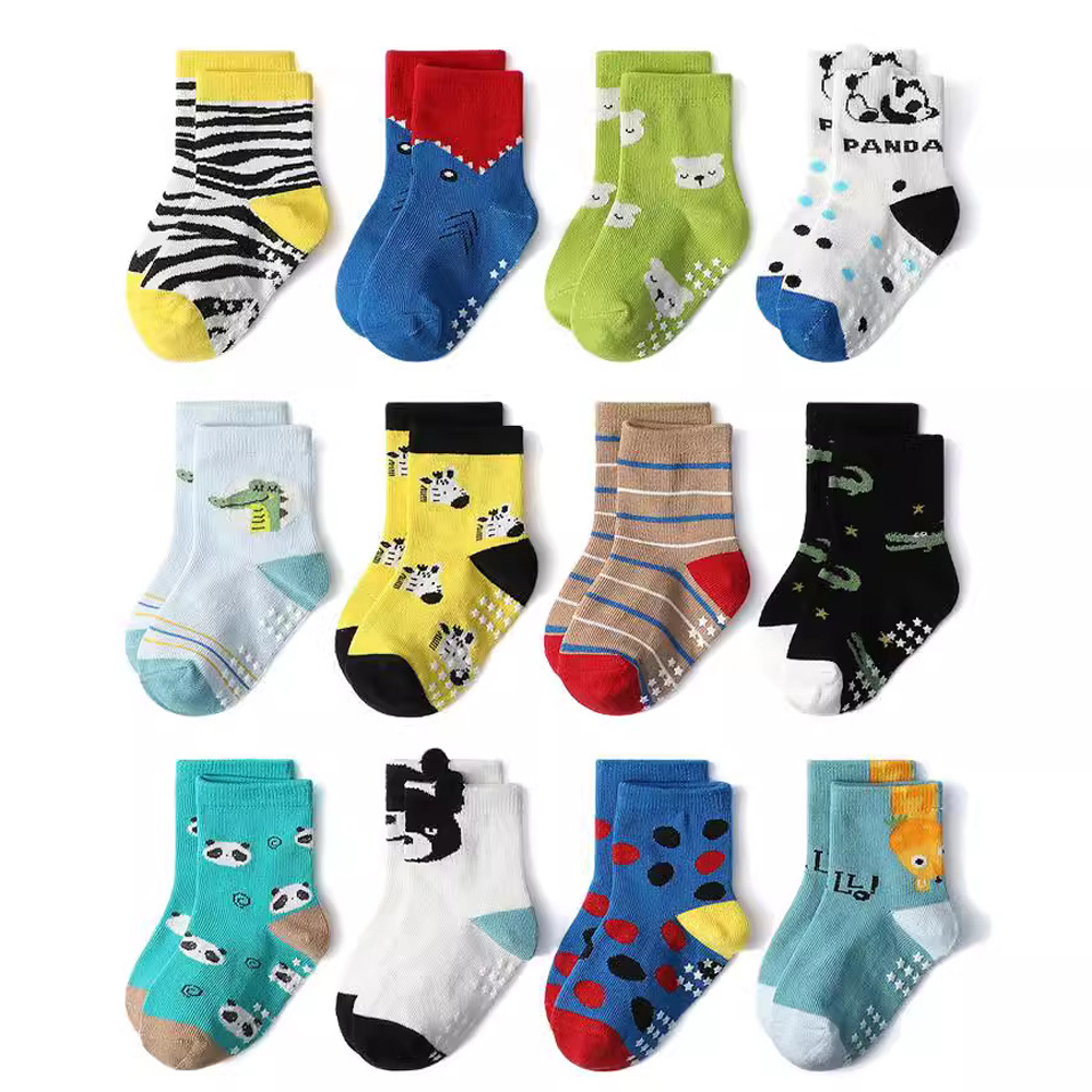 ชุดถุงเท้าเด็ก 1/6/12 คู่ สำหร - Trampoline Park Sock บทวิจารณ์และราคา