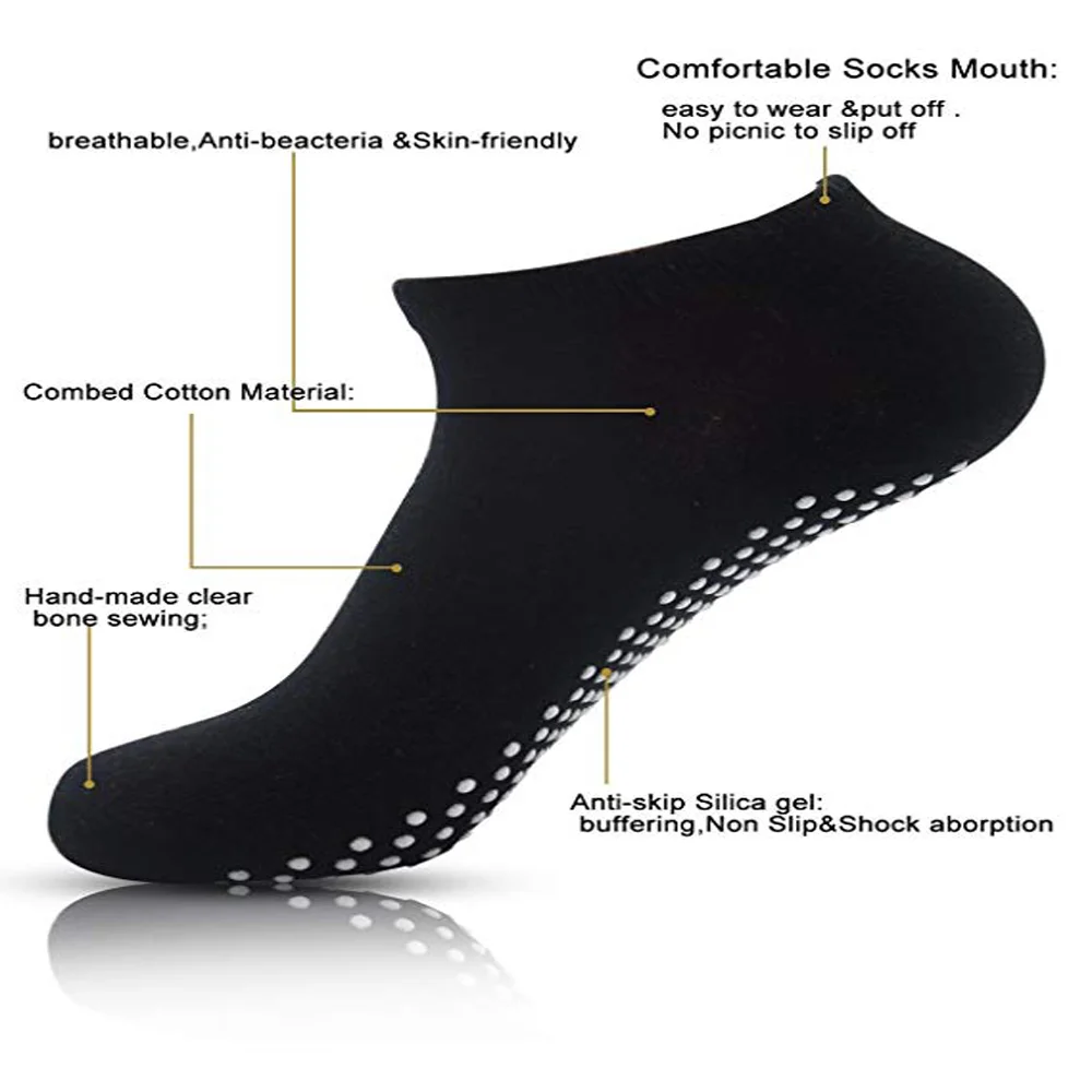 ผู้หญิง Anti-SLIP ถุงเท้าแทรมโ - Trampoline Park Sock บทวิจารณ์และราคา