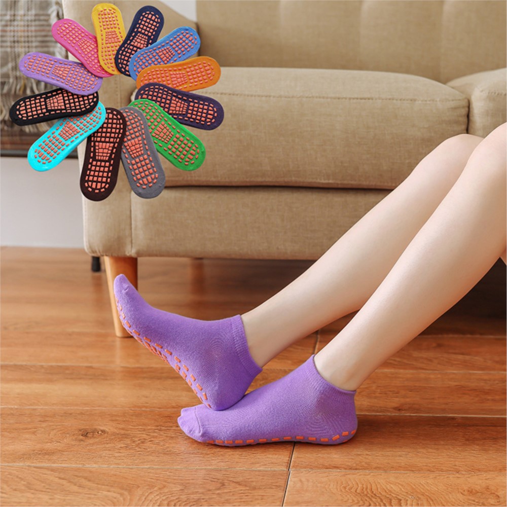 ถุงเท้ากันลื่นสำหรับเด็กและผู้ - Trampoline Park Sock บทวิจารณ์และราคา