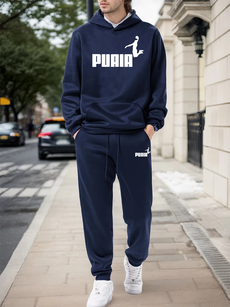 ชุดเซ็ตผู้ชาย/เสื้อฮู้ด/กางเกง - Outdoor Sports Outfit บทวิจารณ์และราคา