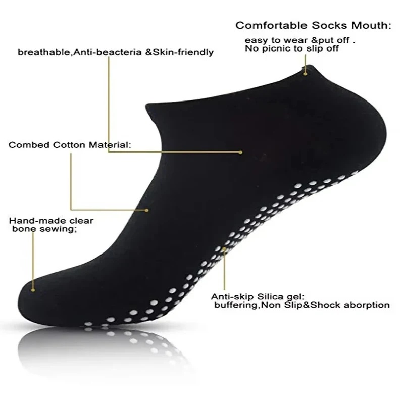 ถุงเท้ากันลื่นสำหรับผู้หญิง ถุ - Trampoline Park Sock บทวิจารณ์และราคา