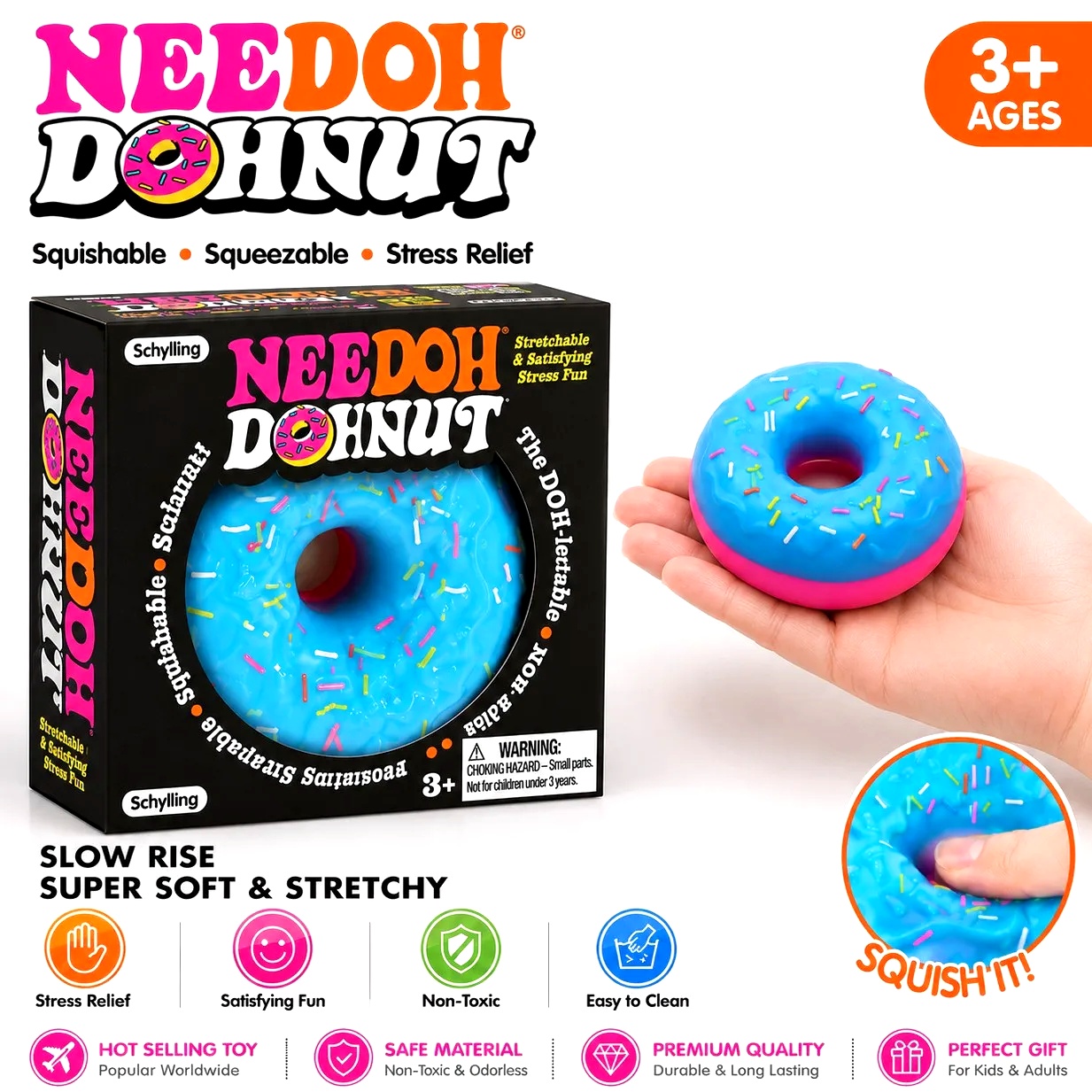 ของเล่นบีบโดนัท NEW NeeDoh บรร - Outdoor Sports Accessories บทวิจารณ์และราคา