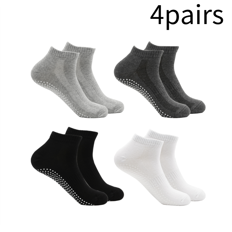 1 คู่/4 คู่สีดำสีขาวสีเทาถุงเท - Trampoline Park Sock บทวิจารณ์และราคา