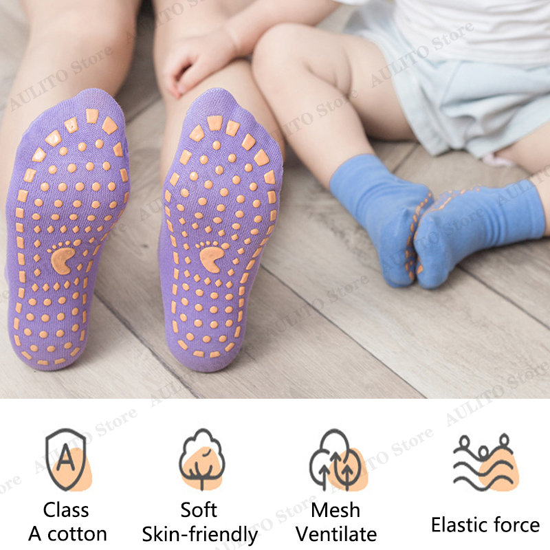เด็กผู้ใหญ่ Anti-SLIP ถุงเท้าเ - Trampoline Park Sock บทวิจารณ์และราคา