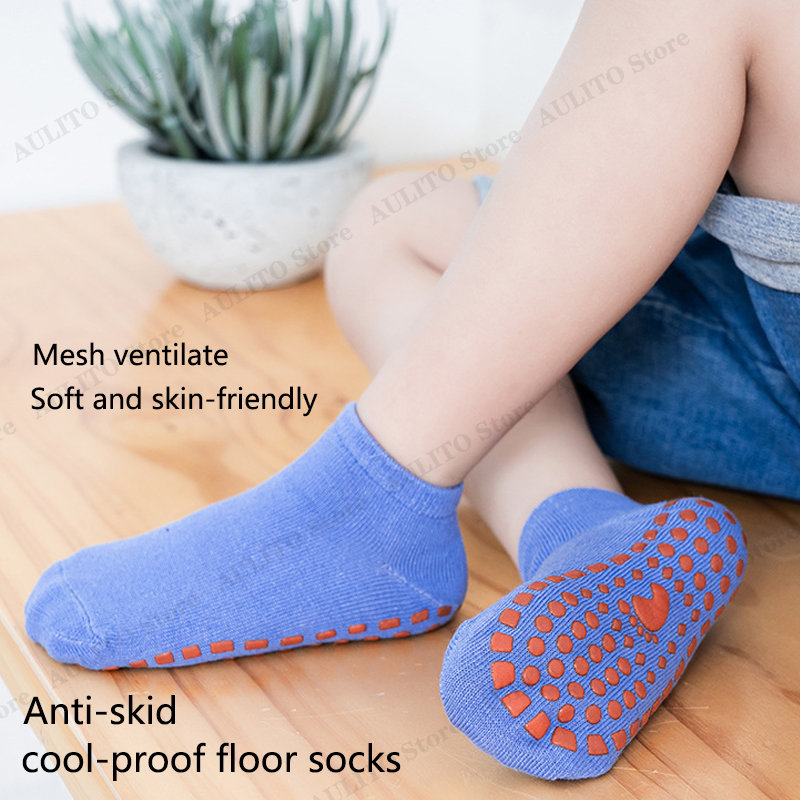 เด็กผู้ใหญ่ Anti-SLIP ถุงเท้าเ - Trampoline Park Sock บทวิจารณ์และราคา