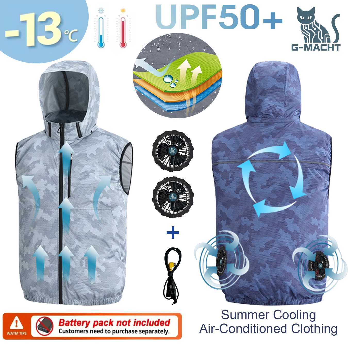 เสื้อกั๊กแอร์คอนดิชันแบบพัดลม  - Outdoor Sport Jacket Women'S บทวิจารณ์และราคา